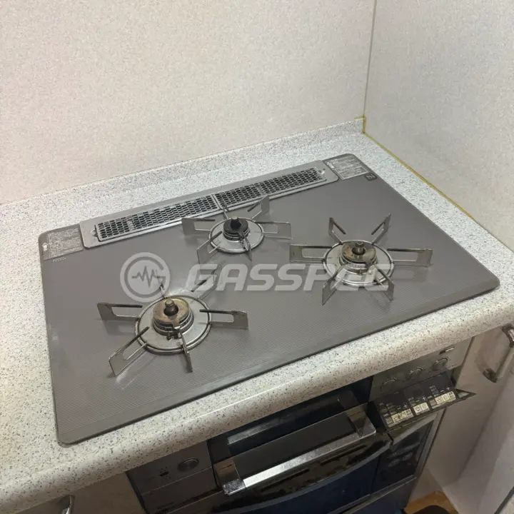 交換前のビルトインガスコンロ（リンナイ RHS71W15G7R3C）