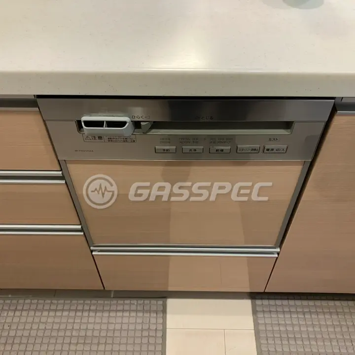 交換前のビルトイン食洗機（パナソニック NP-P45V1PSAA）