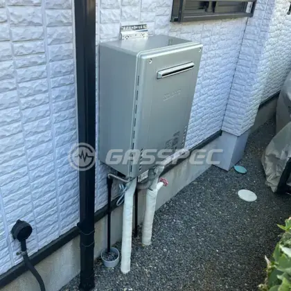 施工後の給湯器（ノーリツ GT-C2472AW-1 BL）