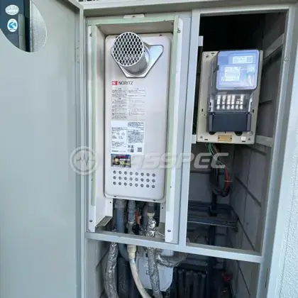施工後の給湯器（ノーリツ GT-1653AWX-T-4 BL）