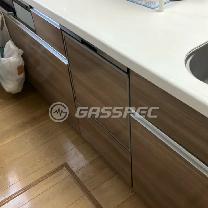 交換後のビルトイン食洗機（パナソニック NP-45BS1S）
