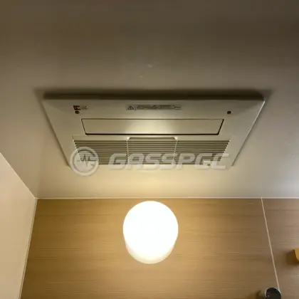 施工後の浴室乾燥機（ノーリツ BDV-3307AUKNSC-BL）