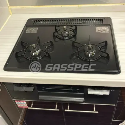 施工後のビルトインガスコンロ（ノーリツ N3WV5RWTQ1）
