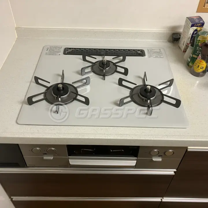 交換後のビルトインガスコンロ（リンナイ RS32W45C52DGVW）