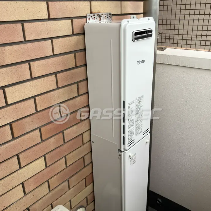 交換後の給湯器（リンナイ RUX-SA1616W(A)-E）