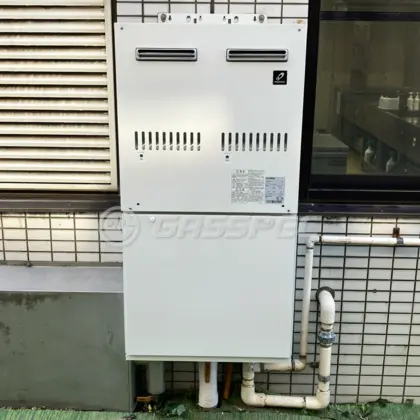 施工後の給湯器（パーパス GS-5000GW）