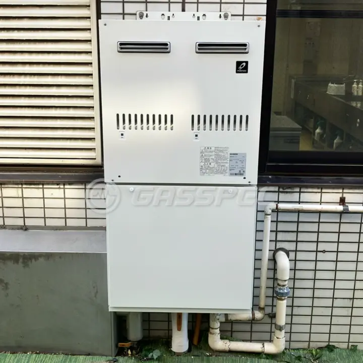 交換後の給湯器（パーパス GS-5000GW）
