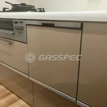 交換後のビルトイン食洗機 パナソニック NP-45BS1W