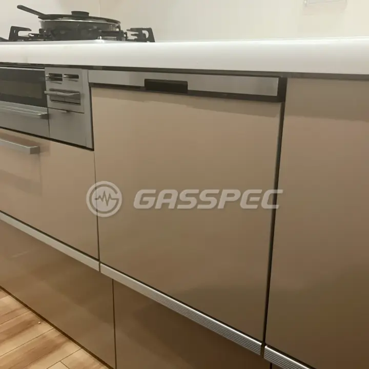 交換後のビルトイン食洗機（パナソニック NP-45BS1W）