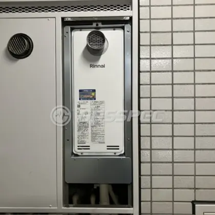 施工後の給湯器（リンナイ RUX-SA1616T(A)-E）