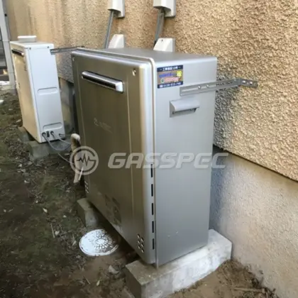 施工後の給湯器（ノーリツ GT-C2472AR BL）