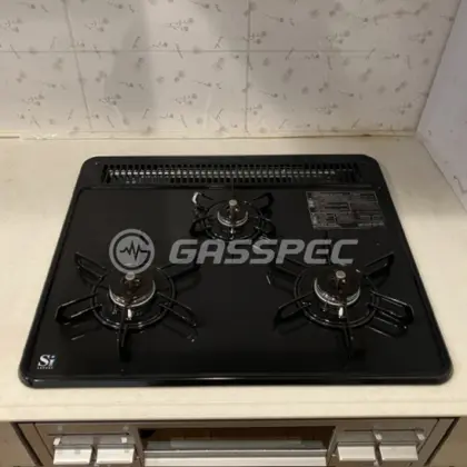 施工後のビルトインガスコンロ（パロマ PD-N36AS）