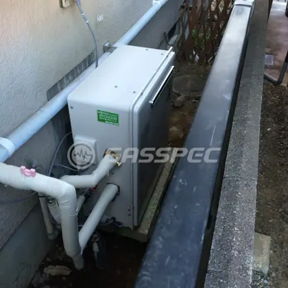 施工後の給湯器（リンナイ RFS-A2003SA）