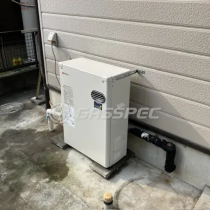 施工後の給湯器（ノーリツ OQB-3706Y）