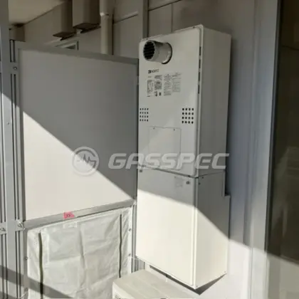 施工後の暖房熱源機（ノーリツ GTH-2454AW3H-T BL）