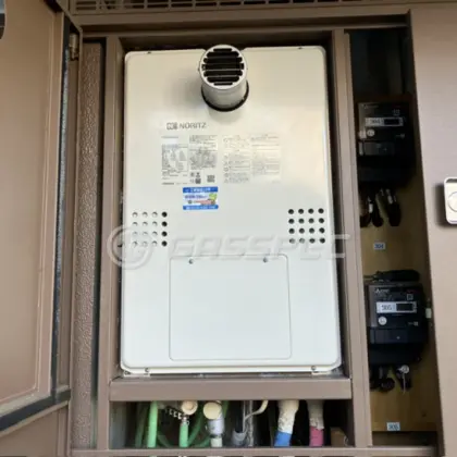 施工後の暖房熱源機（ノーリツ GTH-2454AW3H-T BL）