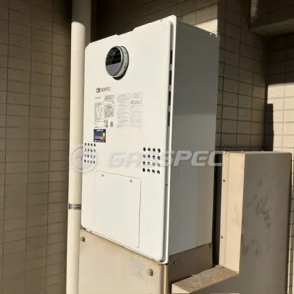 施工後の暖房熱源機（ノーリツ GTH-C2460AW3H-1 BL）