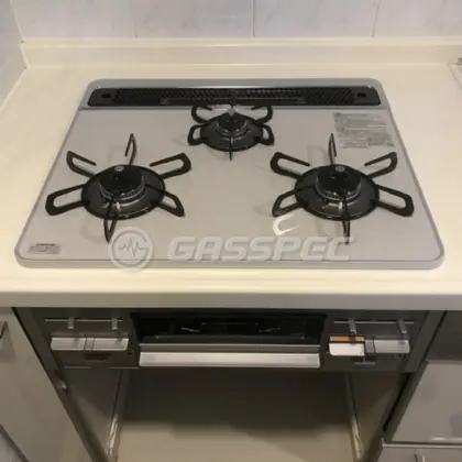 施工後のビルトインガスコンロ（パロマ PD-509WS-60CV）