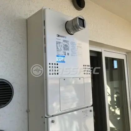 施工後の暖房熱源機（ノーリツ GTH-C2460AW3H-T-1 BL）