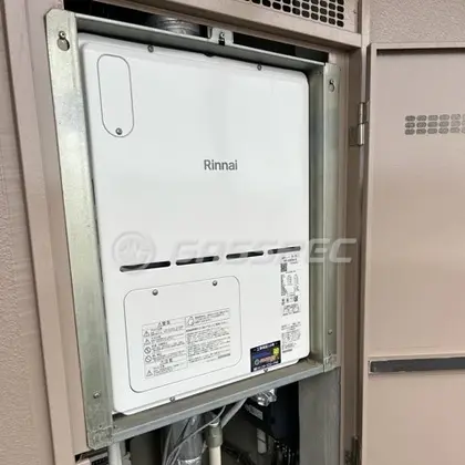 施工後の暖房熱源機（リンナイ RVD-A2000SAU(B)）