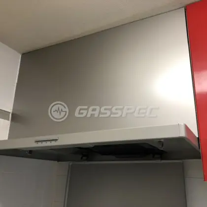 施工後のレンジフード（パナソニック FY-9HZC5-S）