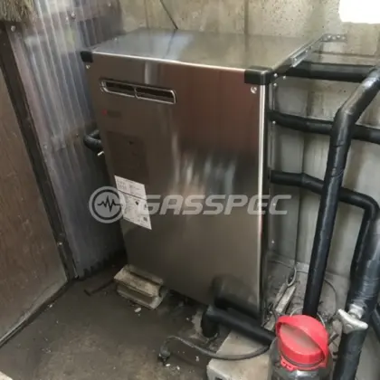 施工後の給湯器（ノーリツ OX-H4706YSV）