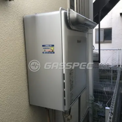施工後の給湯器（リンナイ RUF-ME2406AW(A)）