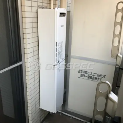 施工後の給湯器（リンナイ RUX-SA1616W(A)-E）