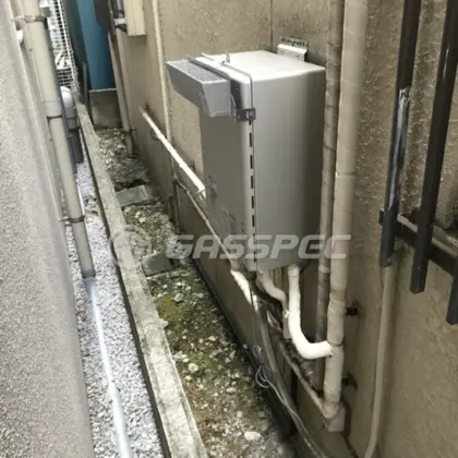 施工後の給湯器（ノーリツ GT-C2472AW BL）