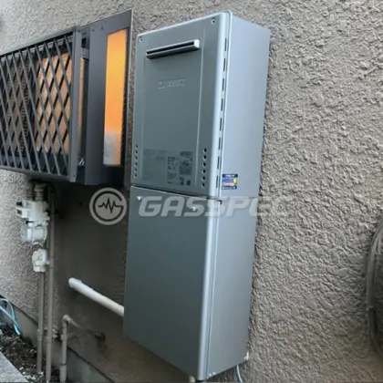 施工後の給湯器（ノーリツ GT-C2472SAW BL）