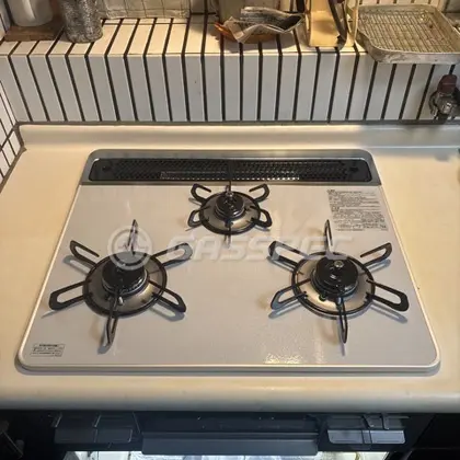 施工後のビルトインガスコンロ（パロマ PD-509WS-60CV）