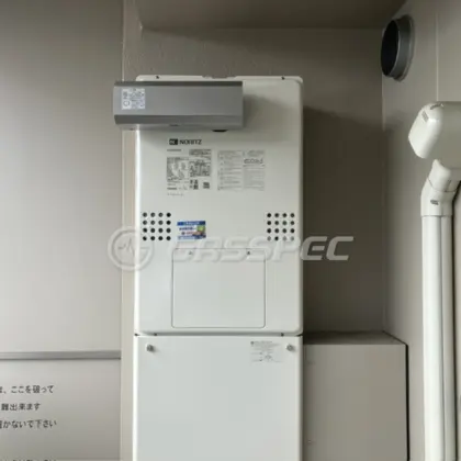 施工後の暖房熱源機（ノーリツ GTH-C2460AW3H-L-1 BL）