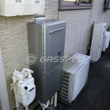 施工後の給湯器（ノーリツ GT-C2472AW BL）