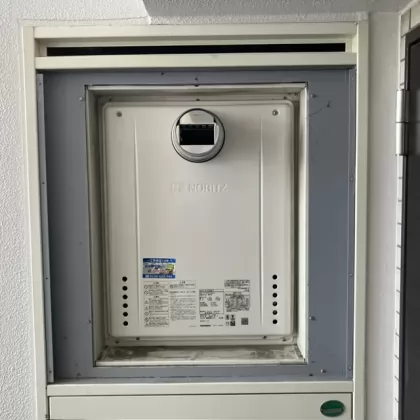 埼玉県さいたま市岩槻区 交換後の給湯器 ノーリツ GT-2470SAW-T BL