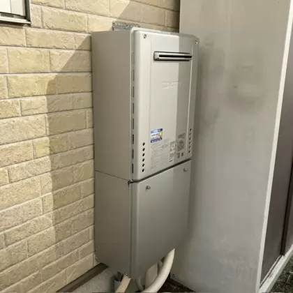 兵庫県川西市 交換後の給湯器 ノーリツ GT-C2472SAW BL