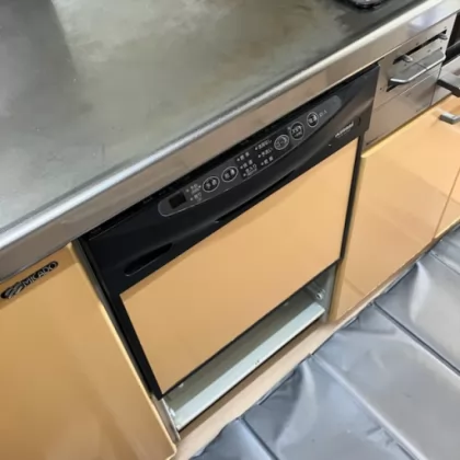 神奈川県横浜市緑区 交換前のビルトイン食洗機 リンナイ RKW456C