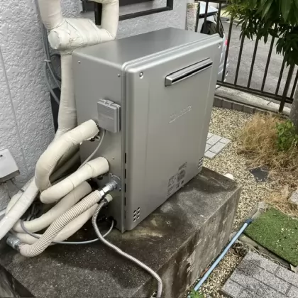 奈良県奈良市 交換後の給湯器 ノーリツ GT-C2072AR BL