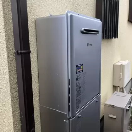 埼玉県所沢市 交換後の給湯器 リンナイ RUF-E2406AW(A)