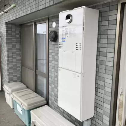 神奈川県海老名市 交換後の給湯器 ノーリツ GTH-C2460AW3H-1 BL