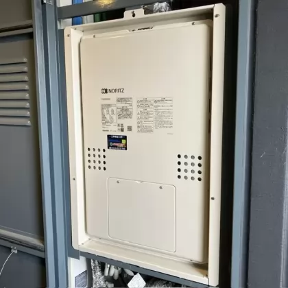 大阪府堺市西区 交換後の給湯器 ノーリツ GTH-2454SAW3H-H BL