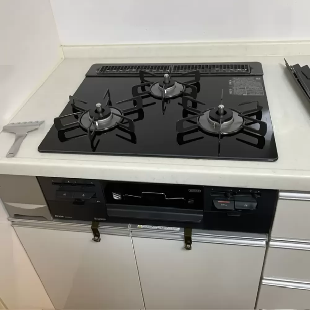 RS31W36T1RBWのビルトインガスコンロ交換工事