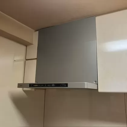 東京都北区 交換後のレンジフード ノーリツ NFG6S25MSV