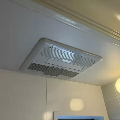 千葉県習志野市 交換後の浴室乾燥機 ノーリツ BDV-3302UKNC-DA-BL