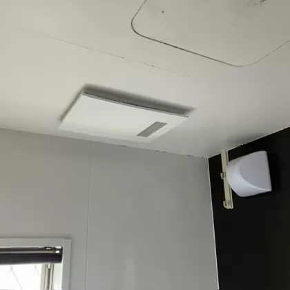 神奈川県川崎市宮前区 交換後の浴室乾燥機 三菱 V-141BZ5