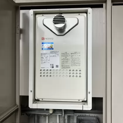 大阪府大東市 交換後の給湯器 ノーリツ GQ-2027AWX-T-DX BL