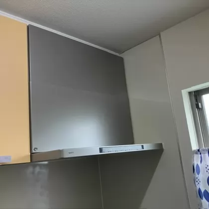 千葉県千葉市稲毛区 交換後のレンジフード ノーリツ NFG7S25MSV