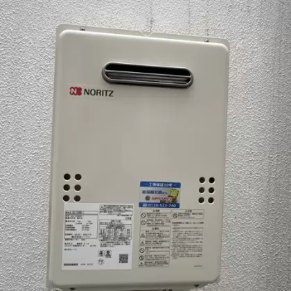愛知県名古屋市昭和区 交換後の給湯器 ノーリツ GQ-1639WS-1