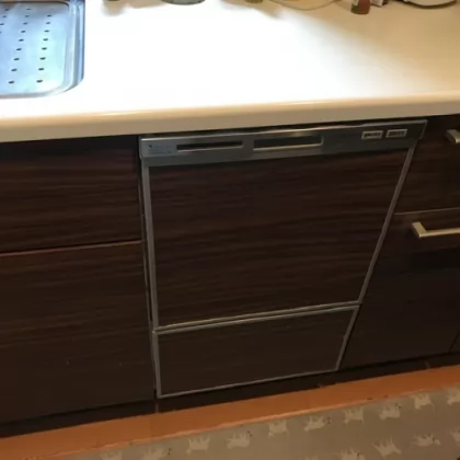 千葉県千葉市中央区 交換前のビルトイン食洗機 パナソニック NP-P45M1PS