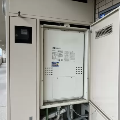 埼玉県所沢市 交換後の給湯器 ノーリツ GTH-2454AW3H-H BL