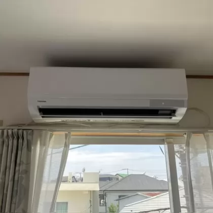 東京都板橋区 交換後のエアコン 東芝 RAS-3615TL-W